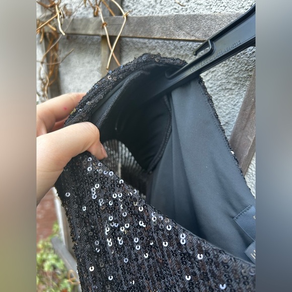 Michael Costello X Revolve Terri sequin Gown in Black - Picture 6 of 9